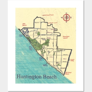 Huntington Beach Posters and Art